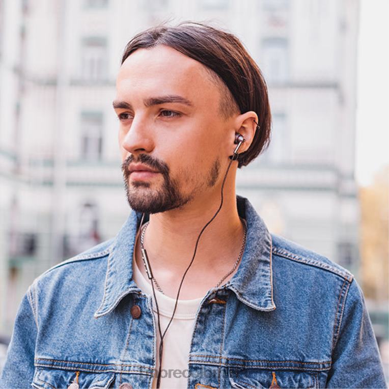 auriculares internos con controlador cuádruple gris 1MORE auriculares 8T24H23