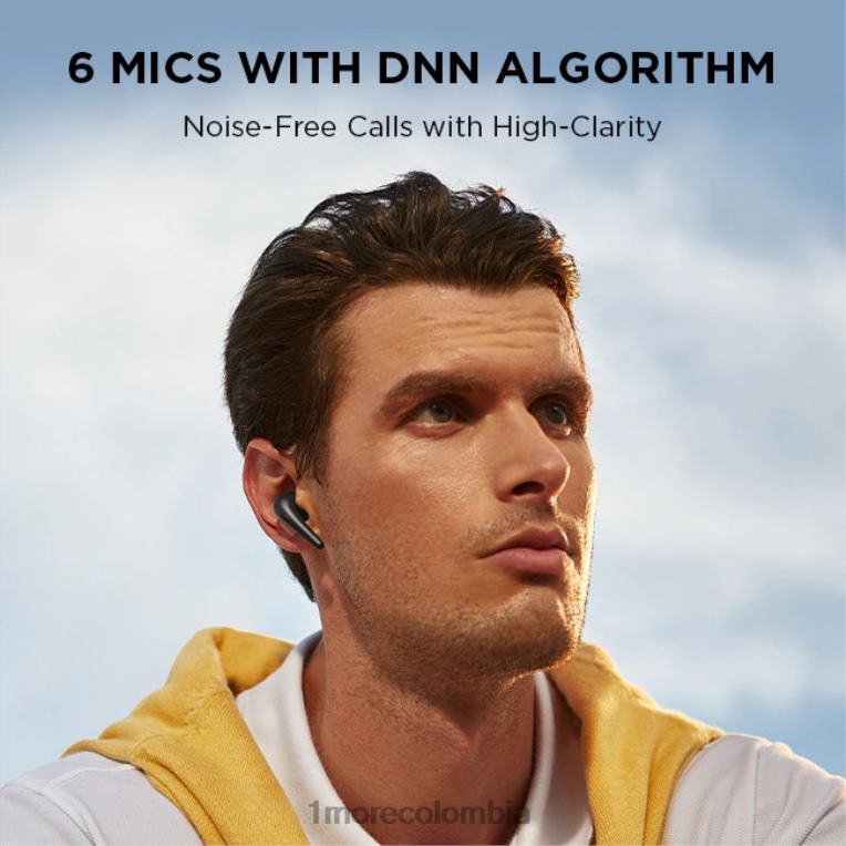 Auriculares aero true wireless con cancelación activa de ruido blanco 1MORE auriculares 8T24H17