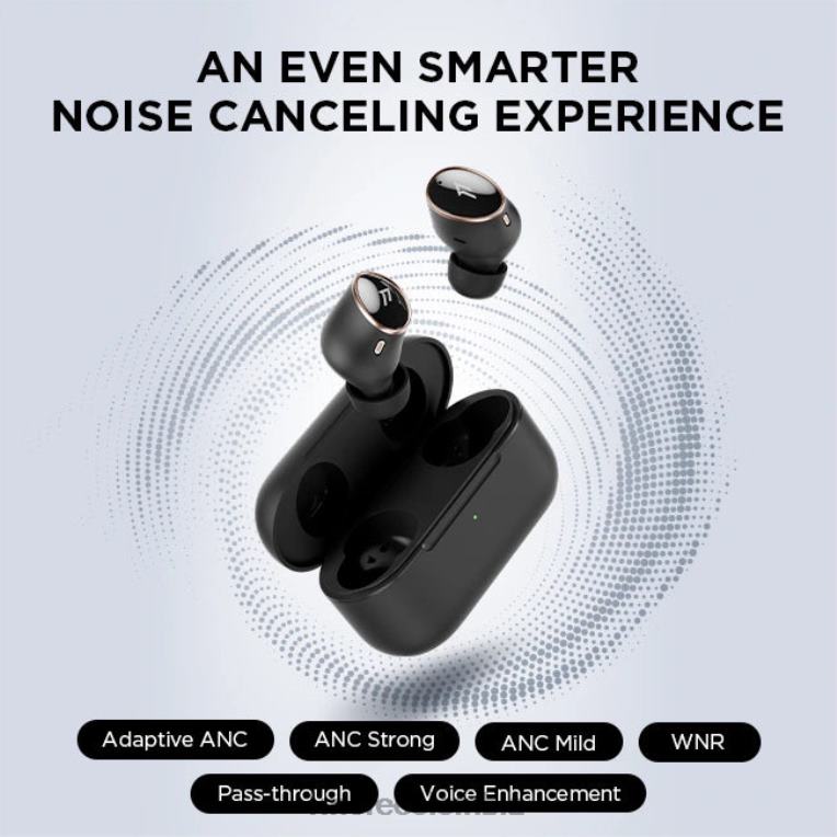 Auriculares evo true wireless con cancelación activa de ruido blanco 1MORE auriculares 8T24H13