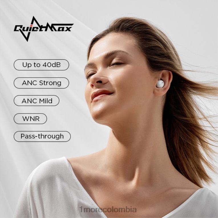 Comfobuds mini auriculares inalámbricos verdaderos con cancelación de ruido mica blanca 1MORE auriculares 8T24H10