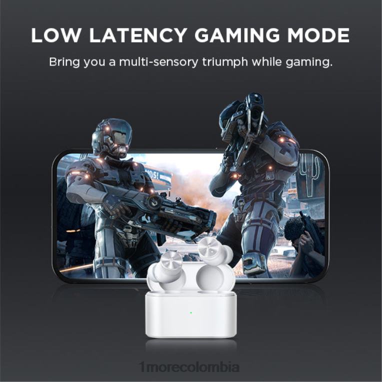 pistonbuds pro verdaderos auriculares inalámbricos con cancelación activa de ruido blanco 1MORE auriculares 8T24H14